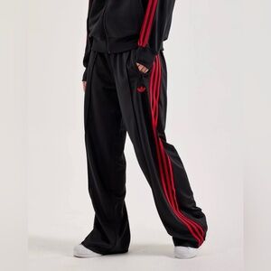 adidas Classic Firebird Loose Women’s Track Pants Black/Red JW1226